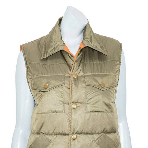 NSF Aida Puffer Vest Jacket Army Green Size Medium - Picture 9 of 11